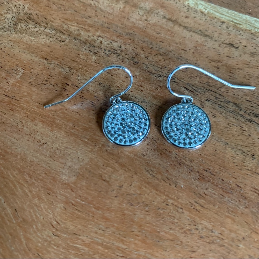 Swarovski pave earrings